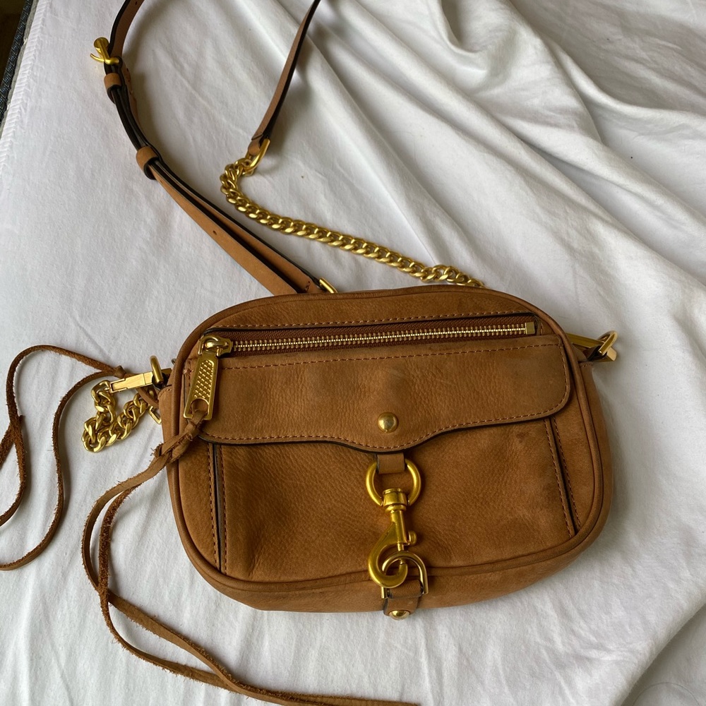 Rebecca Minkoff Brown Suede Shoulder Bag